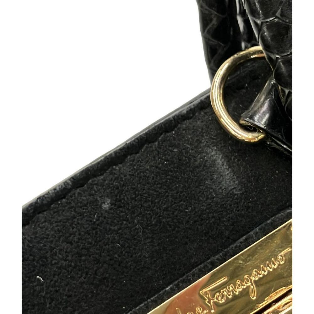 Salvatore Ferragamo handbag shoulder bag crossbody Gancini - Picture 6 of 6